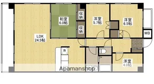 ニューメゾン古江【2階】の間取り