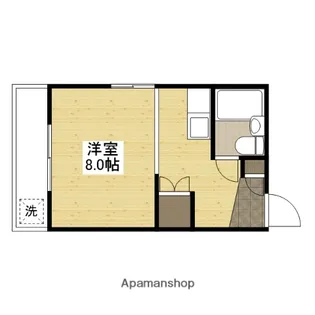 メゾン小河内【3階】の間取り