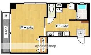 ヴィクトリーヒルズ【4階】の間取り