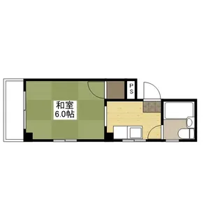 タウニー城北【3階】の間取り