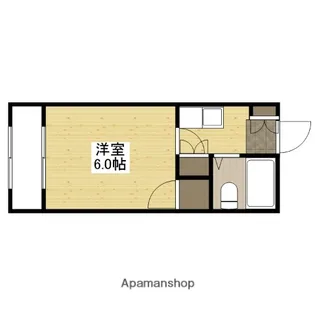 長山コーポラス【3階】の間取り