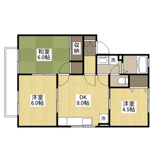 3DKの間取り画像