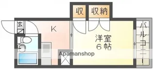 DICEBLDG.中広町(旧 片山ビル)【2階】の間取り