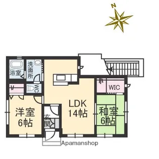 メゾンボナール B棟【1階】の間取り