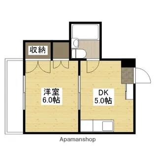 広島県広島市西区楠木町1丁目【マンション】の間取り