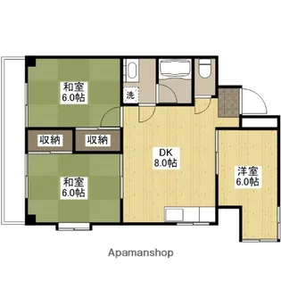 リバーサイド小島【3階】の間取り