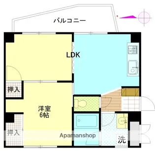 洋光ハイツ中山【2階】の間取り