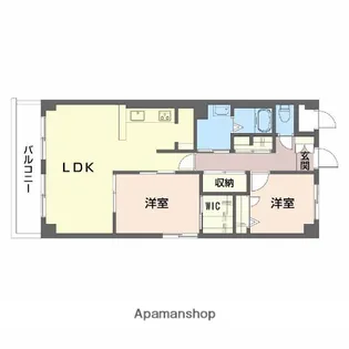 ハウジング舟入南【3階】の間取り