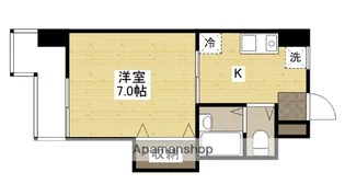 ヴィラ丸本【3階】の間取り