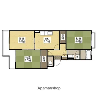 コーポ仁井田ビル【4階】の間取り