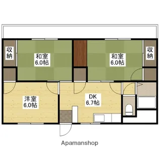 小島古江ビル【3階】の間取り