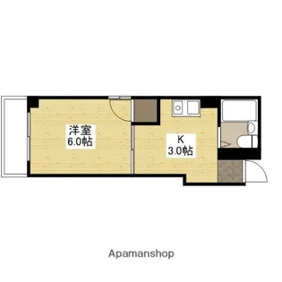 広島県広島市中区十日市町2丁目【マンション】の間取り