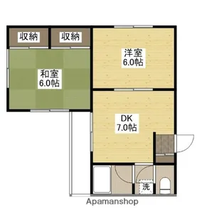 パルコパールⅠ【4階】の間取り