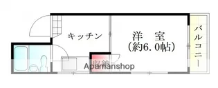 ULTIMATE ONE BLDG宇品【4階】の間取り