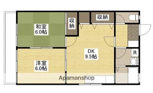 セジュールNAKAMURA【2階】の間取り