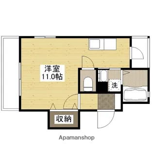 ビューテラスオクムラ【1階】の間取り
