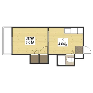 島津ビル【202号室】の間取り