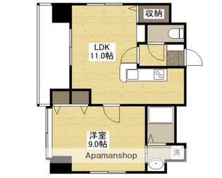 ベルパッソ十日市【7階】の間取り