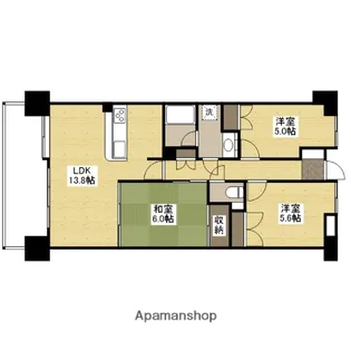 古江パークホームズ【6階】の間取り