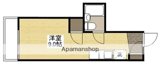 うしおマンション【602号室】の間取り