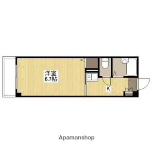 広島県広島市安佐南区大町東2丁目【マンション】の間取り