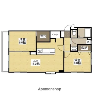 第3コーポ岡村【1階】の間取り