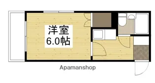 広島県広島市西区東観音町【マンション】の間取り