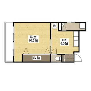 大石ビル【4階】の間取り