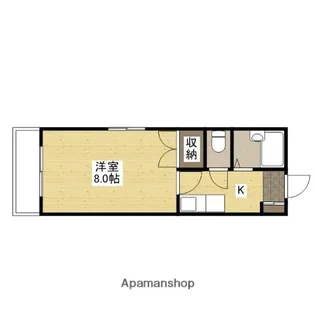 ハイツエクセレント【106NG号室】の間取り