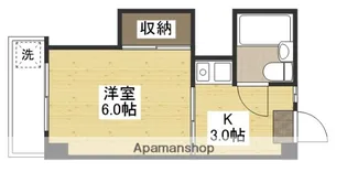 第3KSNビル【3階】の間取り