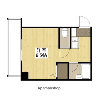 CASA東白島【4階】の間取り