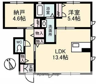 リラフォートi【1階】の間取り