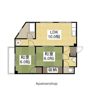 松屋ビル【3階】の間取り