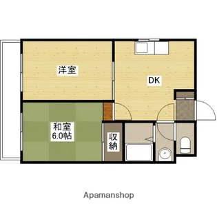 ヒルズ高須【3階】の間取り