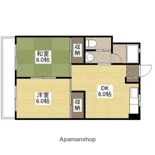 二宮ビル【4階】の間取り
