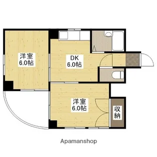 衣笠ビル【3階】の間取り