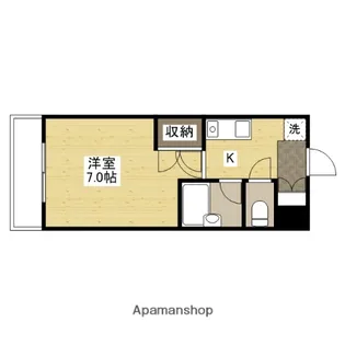 広島県広島市安佐南区西原2丁目【マンション】の間取り