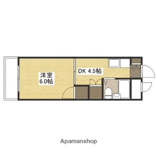 グレイス米田【5階】の間取り