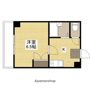 1Kの間取り画像