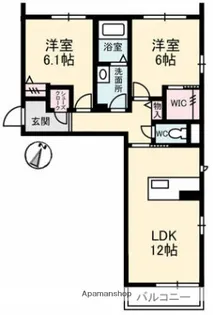 SAISON西原【3階】の間取り