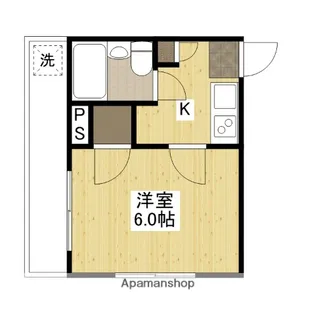 ホワイトパレス長束【4階】の間取り