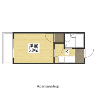 ホワイトパレス長束【2階】の間取り