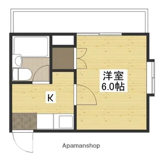 ホワイトパレス長束【4階】の間取り