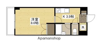 広島県広島市安佐南区長束4丁目【マンション】の間取り