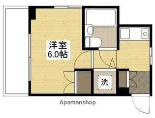ダイアパレス平和通り【8階】の間取り
