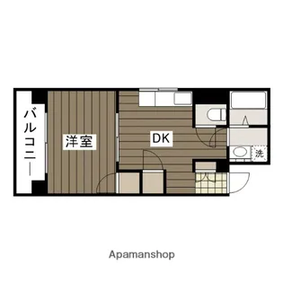 ジューケン霞ビル【4階】の間取り
