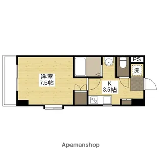 広島県広島市安佐南区東原1丁目【マンション】の間取り