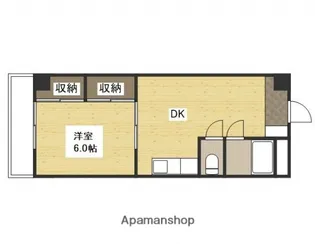 ピースパーク本川【4階】の間取り