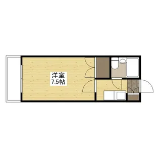 ベルメゾン大芝【4階】の間取り