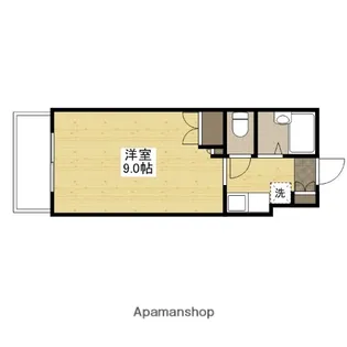 白島森野ビル【4階】の間取り